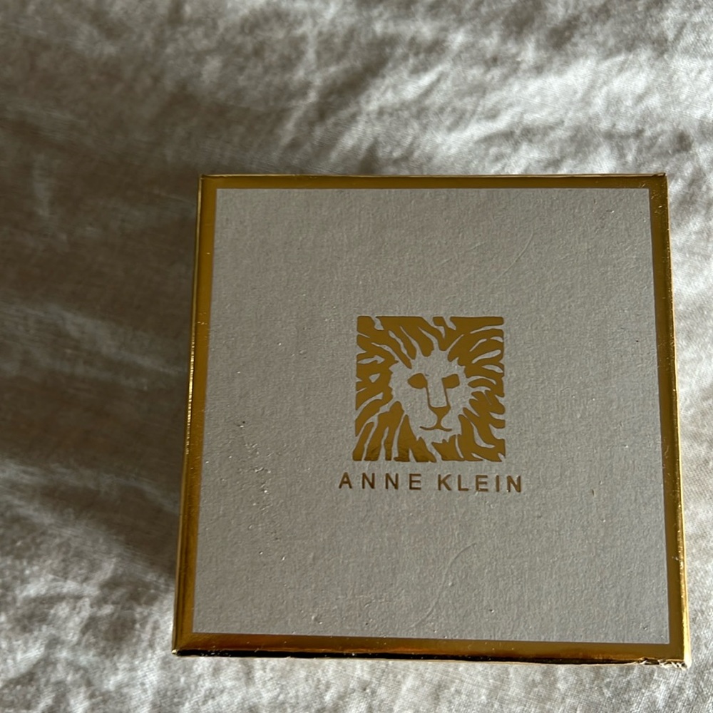 Anne Klein bangle bracelet. Christmas themed. Gold. Brand new.